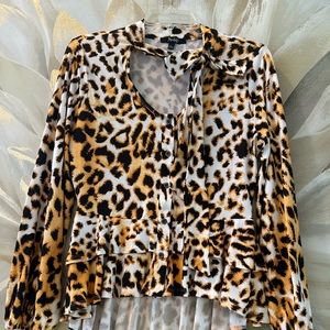 Impulsive Hi-Low Peplum Top